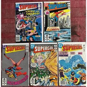 Daring New Adventures of Supergirl 2nd Series #2, 4, 5, 7, 8 (1982 DC) Lot of 5
